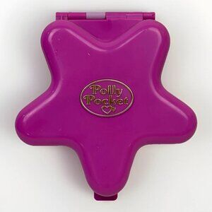 Vintage 1993 Bluebird Polly Pocket Fairylight Wonderland Pink Star Compact ✨🌸